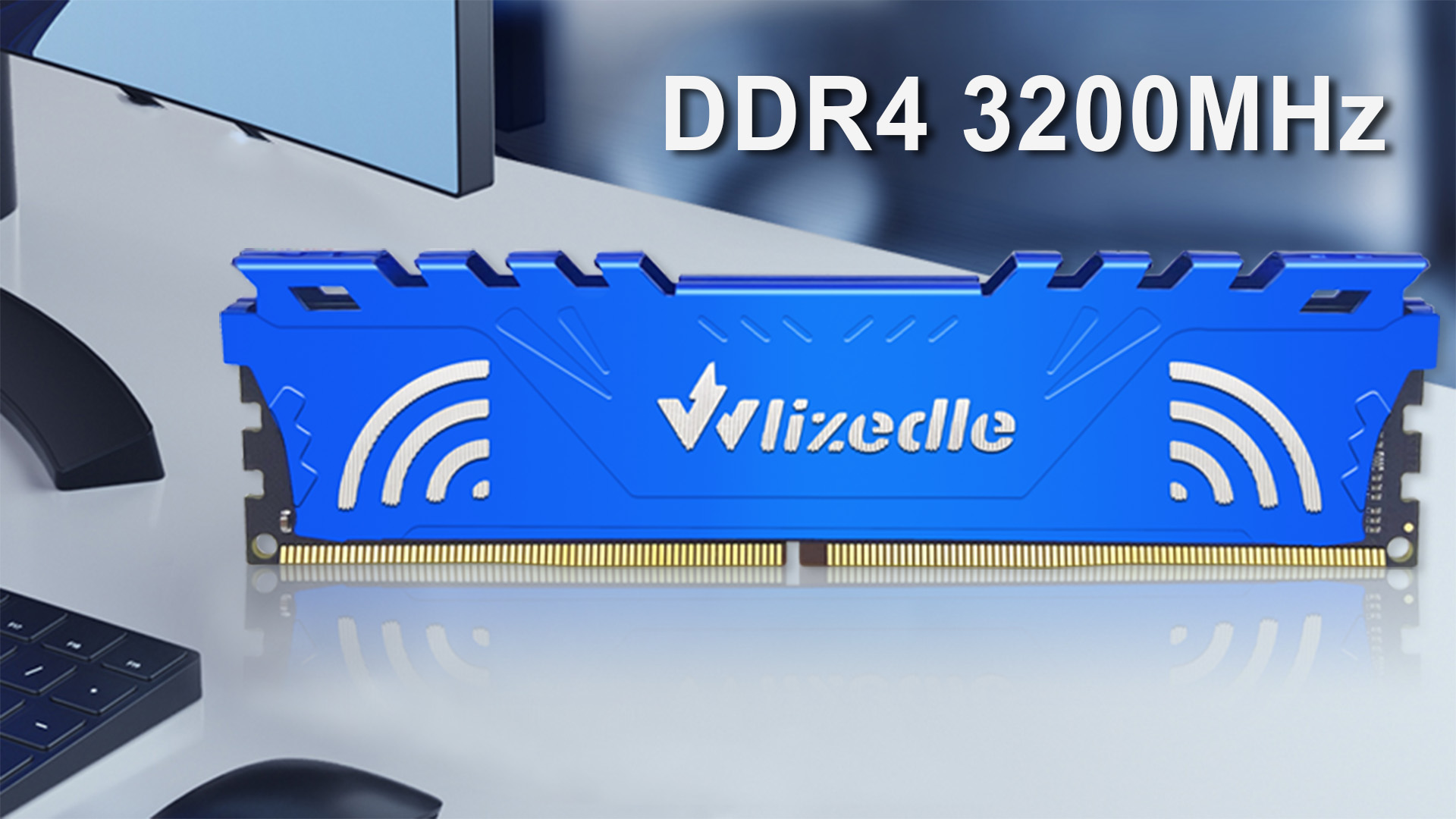 DDR4 RAM 16GB Kit (2x8GB) 3200MHz CL22 DIMM Wlizedle Desktop